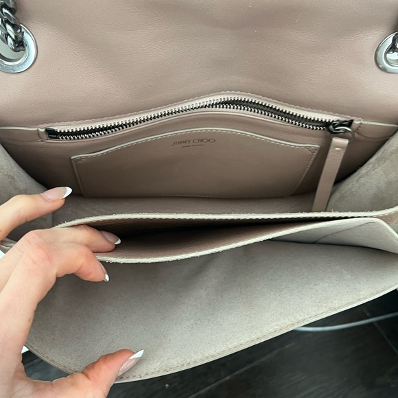 Jimmy Choo Rebel Leather Crossbody Bag - Picture 4 of 5